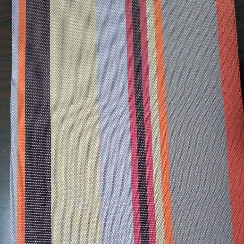 stripe textilene a tightly woven outdoor sun shade fabric 4.5-5 grade ...