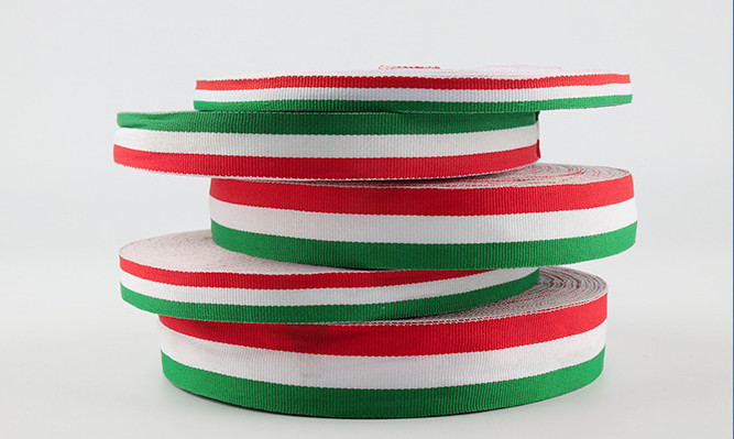 different color polyester ribbon weaving WOVEN TAPE manufacturer in China 0