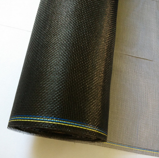 Gray color gauze for screening windows in fiberglass coated PVC 2