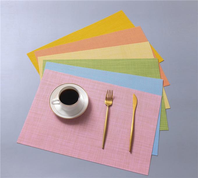 Sale Hotel restaurant home dinning table placemats and coasters heat insulation more colorful table mats 0