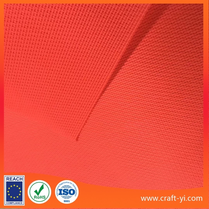 Red color Sling Fabric for Outdoor Furniture lawn chairs or mat Textilene mesh Fabric 2X1 weave 0