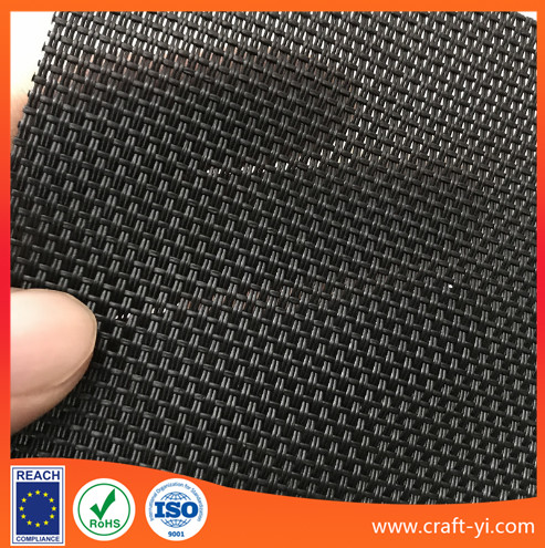 Black Color 2x1 Textilene Mesh Fabric For Outdoor Garden Chair Or Table In Pvc Coated Black Color 2x1 Textilene Mesh Fabric, Outdoor Mesh Fabric